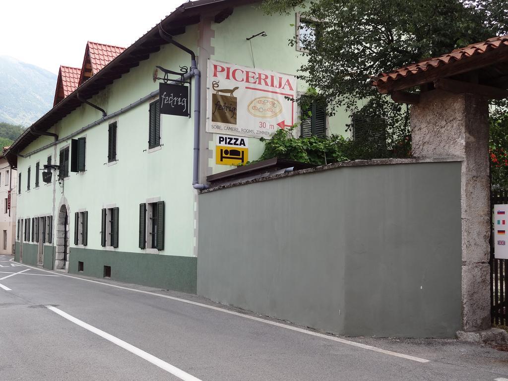 Fedrig Private Rooms & Apartment Kobarid Exterior foto